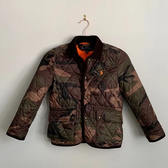 Boys Polo Ralph Lauren Lightweight Camouflage Quilted Jacket